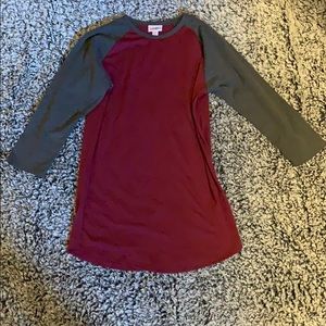 LulaRoe 3/4 sleeve top